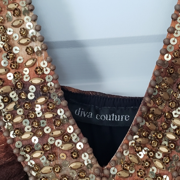 Diva Couture bias cut dress - Picture 5 of 6